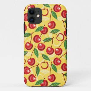 Cherry pattern iPhone 11 case
