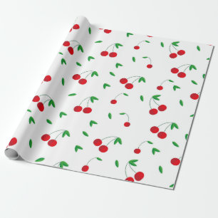 Cherry Pattern Easy Cherry Drawing Cherry Art Cher Wrapping Paper
