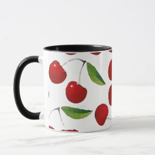 Cherry Pattern Pattern Mug