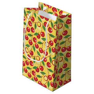 Cherry pattern small gift bag