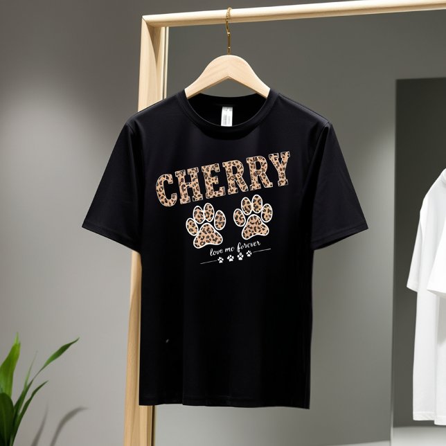 Cherry Paw Print T-Shirt – Pet Lover Tee (Creator Uploaded)