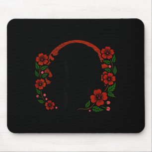 Cherry Pekingese Blossoms Floral Dog Japanese Fun Mouse Mat