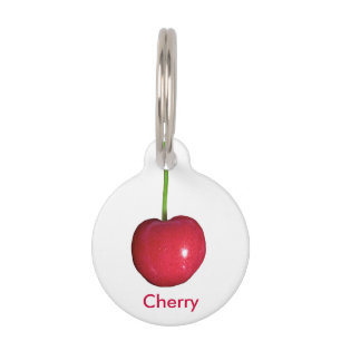 Cherry Pet Tag