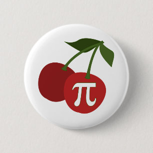Cherry Pi Day 6 Cm Round Badge