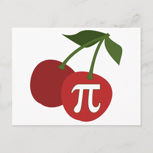 Cherry Pi Day Postcard (Front)