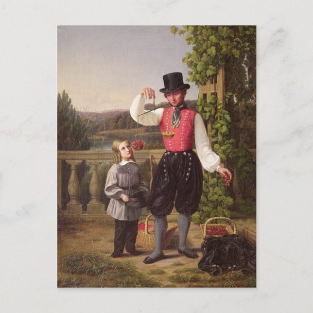 Cherry Pickers Postcard (Front)