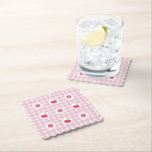 Cherry Picnic Coasters