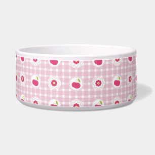 Cherry Picnic Pet Bowl