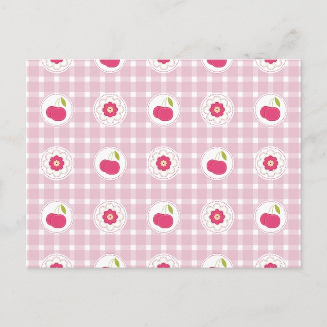Cherry Picnic Postcard (Front)