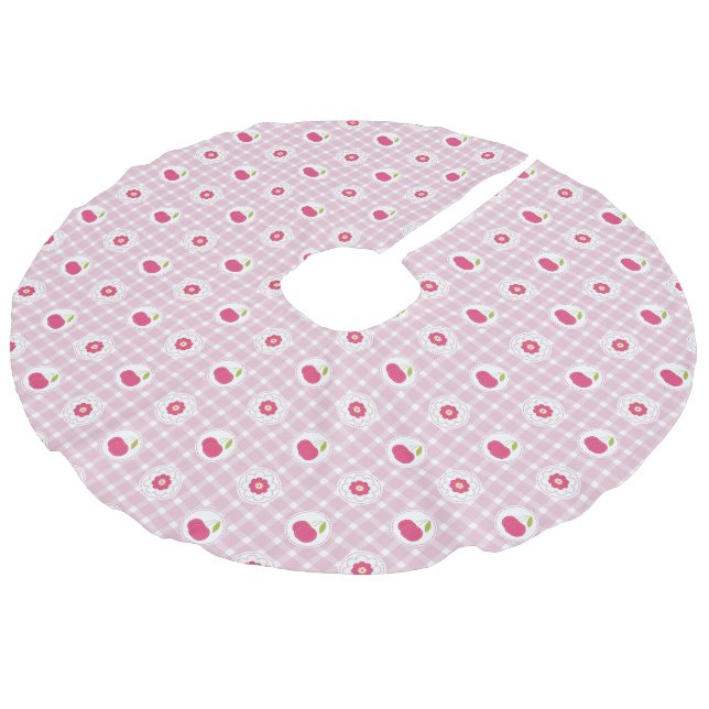Cherry Picnic Tree Skirt (Angled)