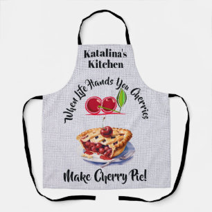 Cherry Pie All-Over Print Apron