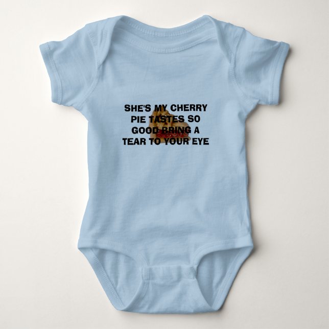 cherry pie baby bodysuit (Front)