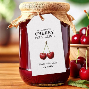 Cherry pie filling label for your homemade recipes