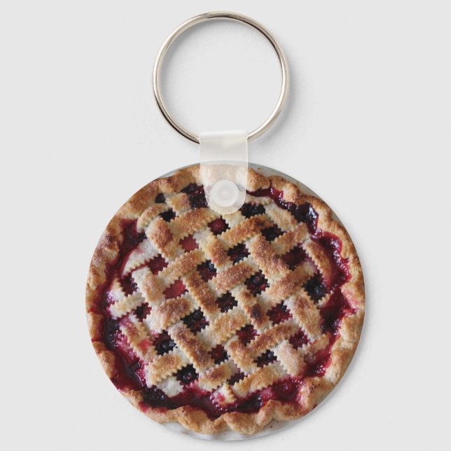 Cherry Pie Food Key Chain (Front)