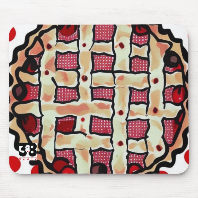 Cherry Pie Mouse Mat (Front)