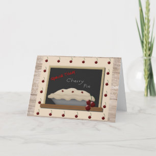 Cherry Pie Note Card