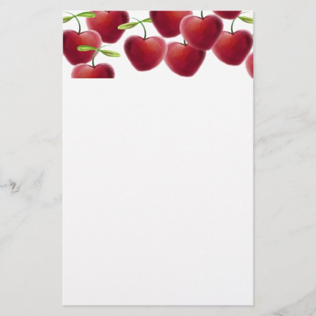 Cherry Pie Stationery (Front)
