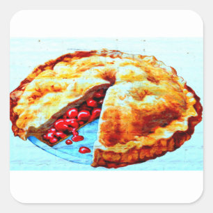 cherry pie sticker