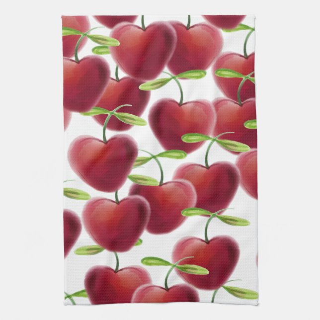 Cherry Pie Tea Towel (Vertical)