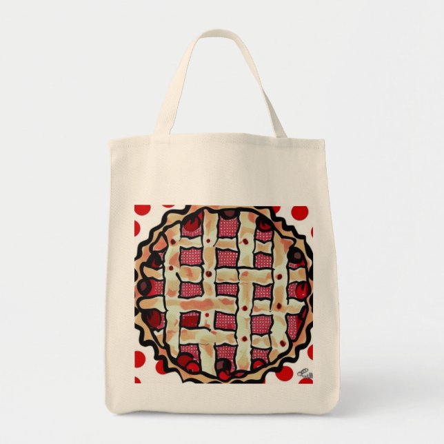 Cherry Pie Tote Bag (Front)