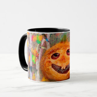 Cherry Pie w/a Pumpkin Crust Halloween Mug