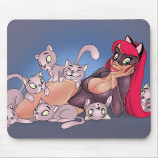 Cherry Pinup Mouse Pad