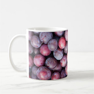 Cherry plum background coffee mug