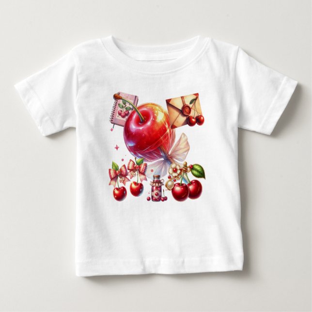Cherry Pop Baby T-Shirt (Front)
