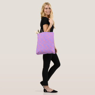 Cherry Print Cherry Pattern Pink Cherry Print Girl Tote Bag