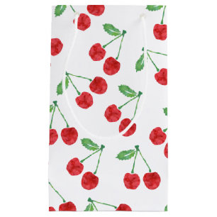 Cherry Print Small Gift Bag