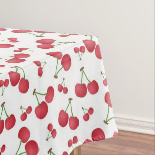Cherry Print Tablecloth