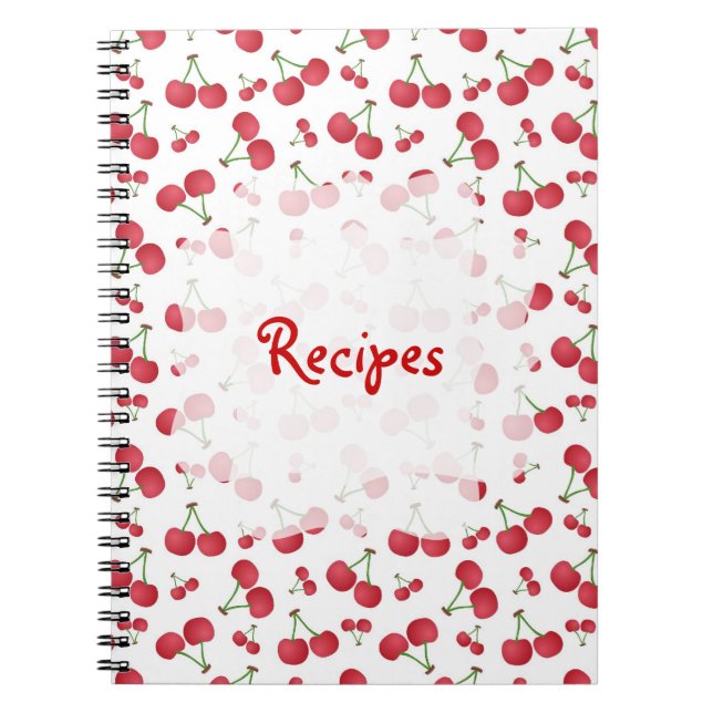 Cherry Recipe Notebook (Front)