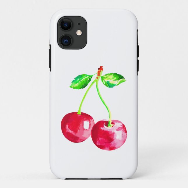 Cherry, Red cherries Case-Mate iPhone Case (Back)