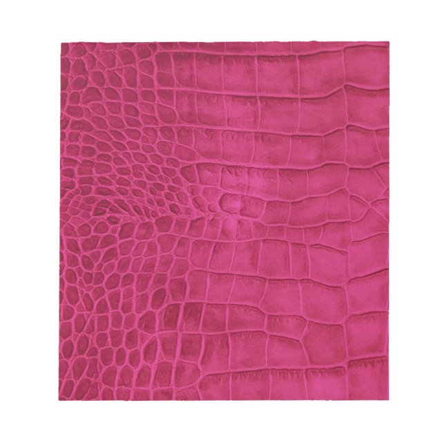 Cherry Red Croco Notepad (Front)