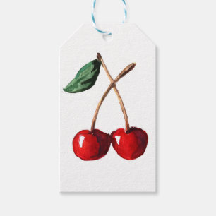Cherry Red Gift Tags