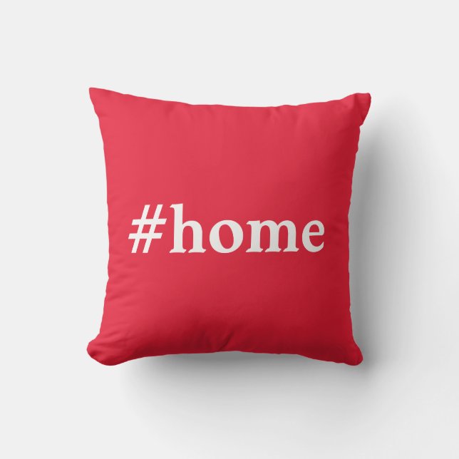 Cherry Red #Home Cushion (Front)