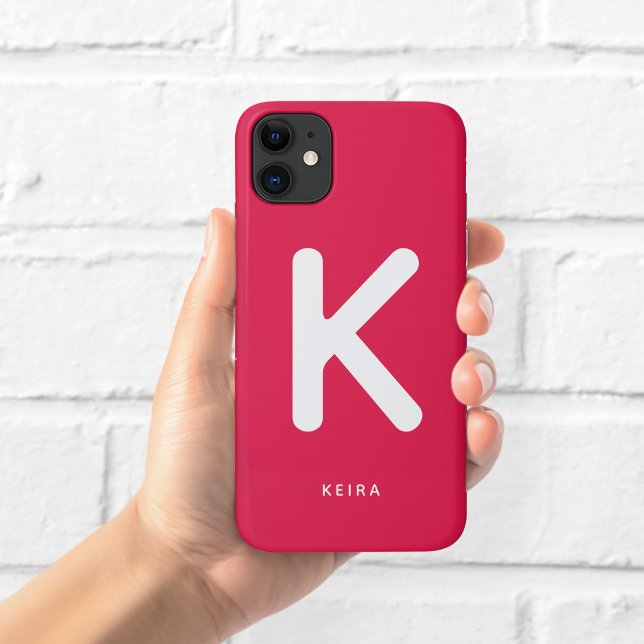 Cherry Red Monogram Phone Case (Creator Uploaded)
