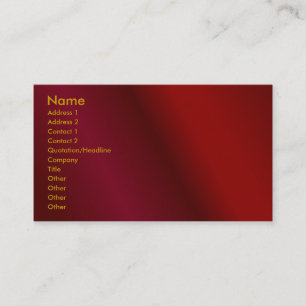 Cherry Red Profile Card
