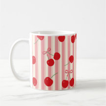 Cherry Ribbon Stripe