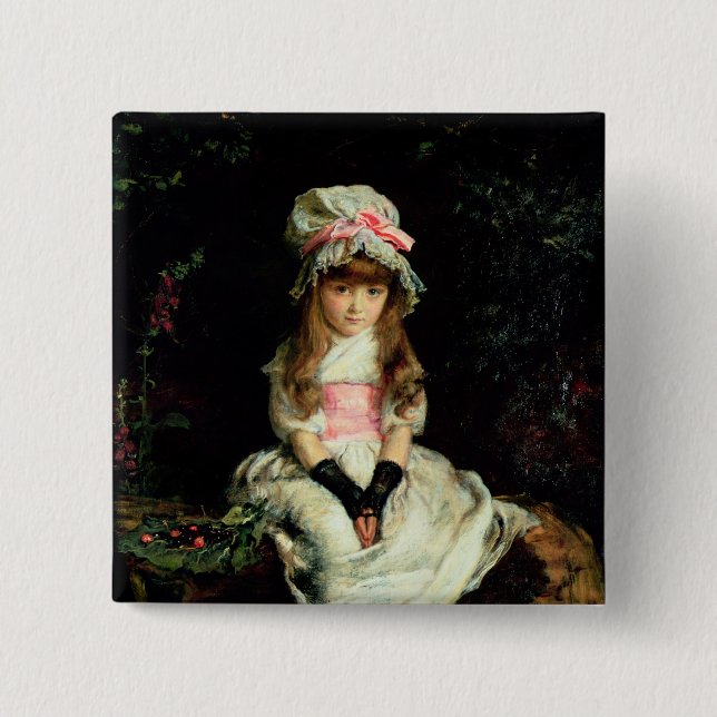 Cherry Ripe, 1879 15 Cm Square Badge (Front)