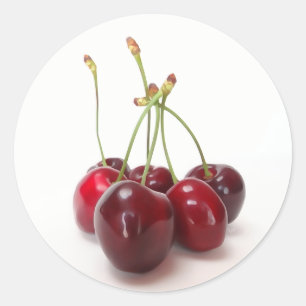 cherry ripe classic round sticker