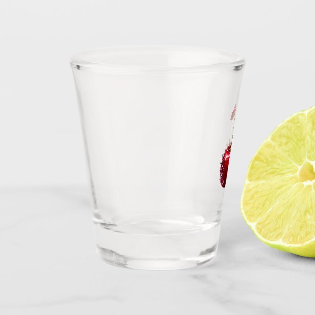Cherry Rock Style Shot Glass (Left)