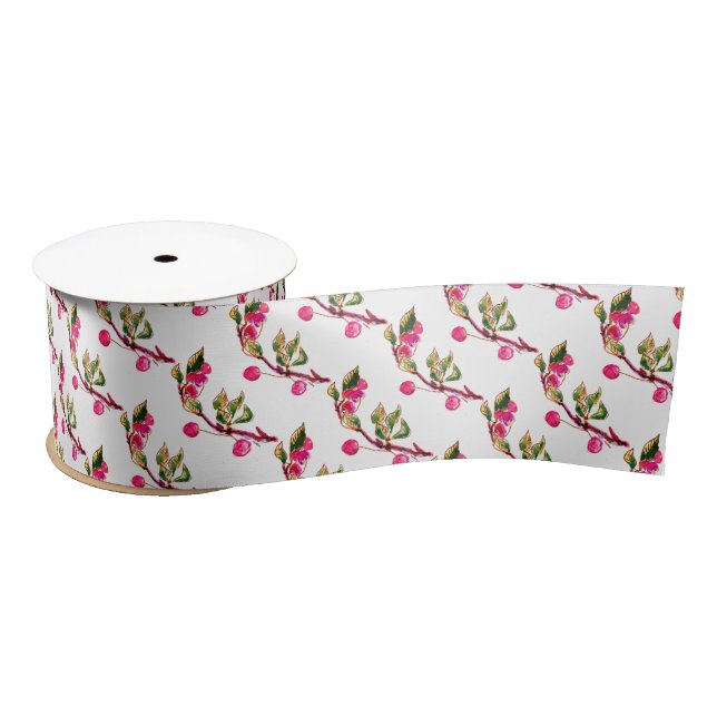 Cherry Splendour Satin Ribbon (Spool)