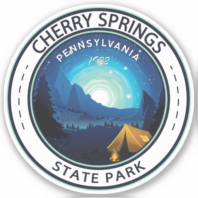 Cherry Springs State Park Pennsylvania Badge (Front)