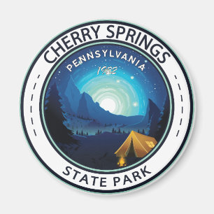 Cherry Springs State Park Pennsylvania Badge Magnet