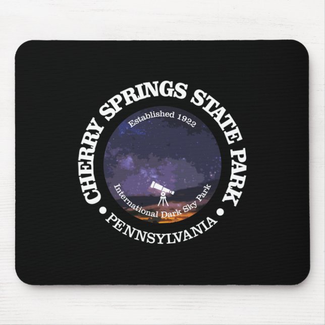 Cherry Springs State Park Shirt Funny Hiking 1922  Mouse Mat (Front)