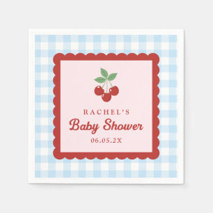 Cherry Sweet Baby Shower Napkin
