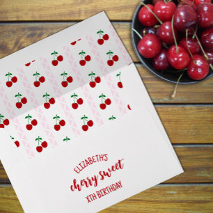 Cherry Sweet Birthday Envelope