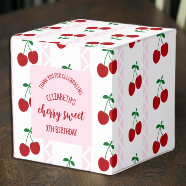 Cherry Sweet Birthday Favour Box (Creator Uploaded)