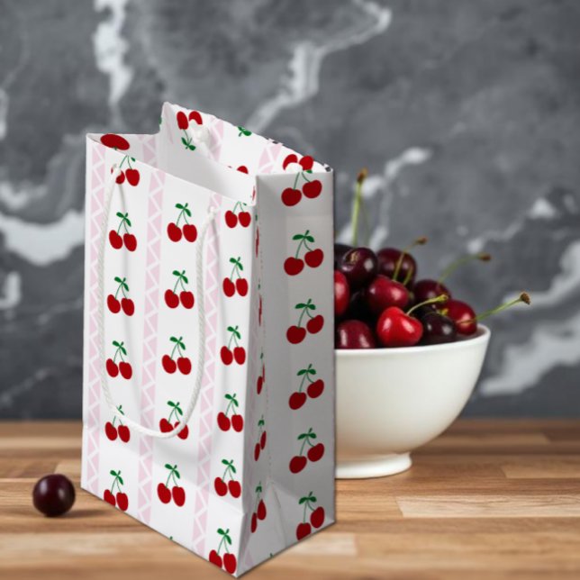 Cherry Sweet Birthday Small Gift Bag (Creator Uploaded)